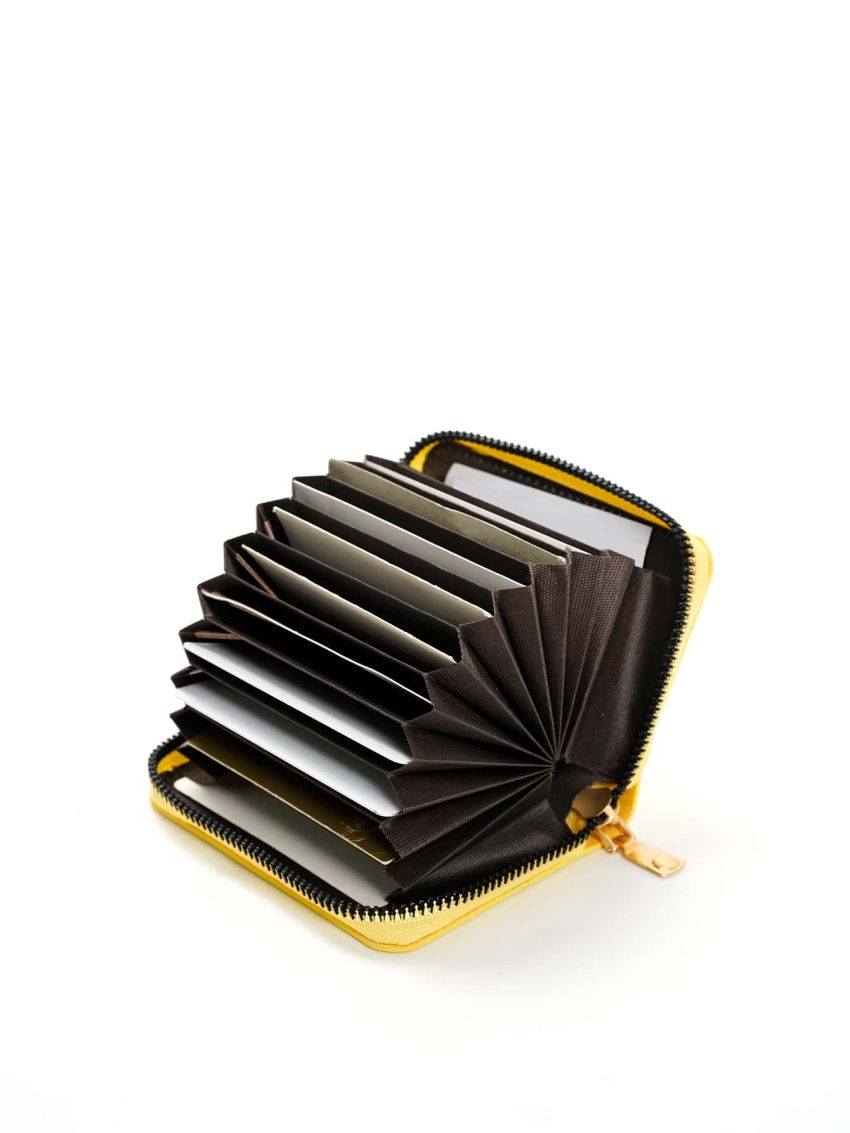 Holder Wallet Bank/ID/Credit Card Holder PU Leather Protects Case Coin Purse