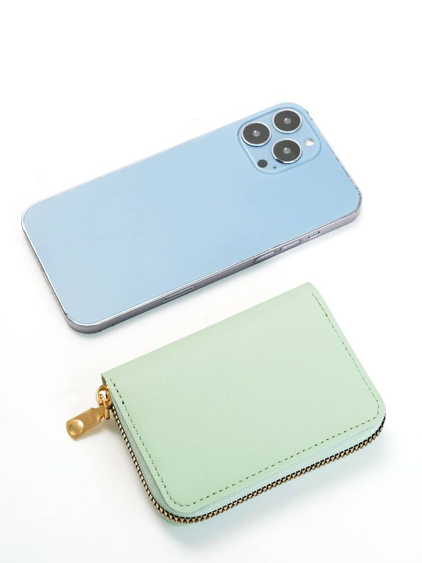 Holder Wallet Bank/ID/Credit Card Holder PU Leather Protects Case Coin Purse