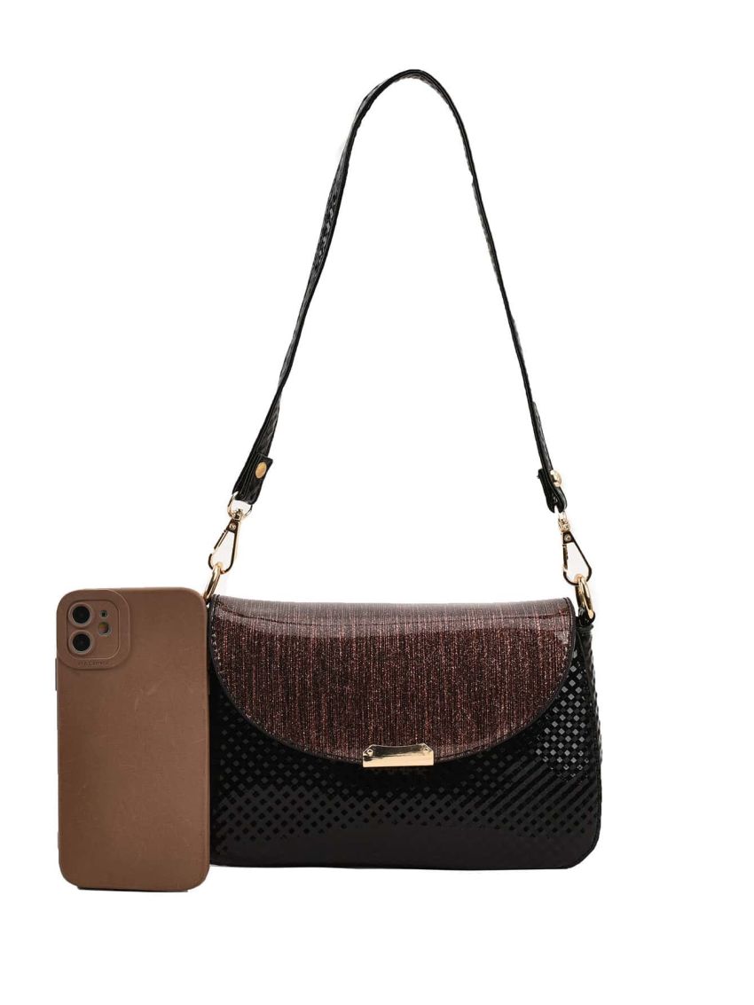 Colorblock Square Bag for Work & Office