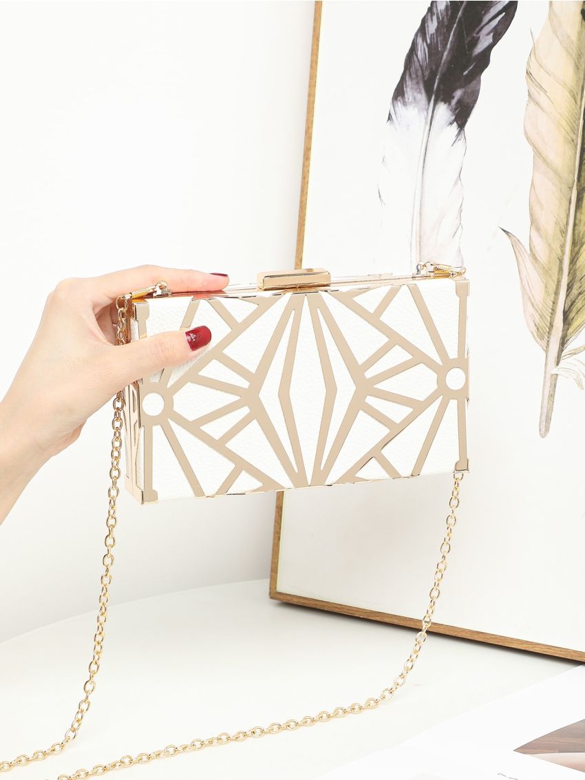 Mini Metal Decor Box Bag for Party