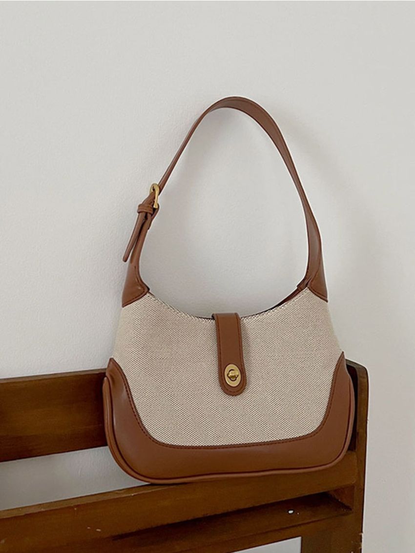 Vintage Women's Bag Armpit Shoulder Bag Pu Leather Shoulder Purse Spring Summer Women Hobo Bag