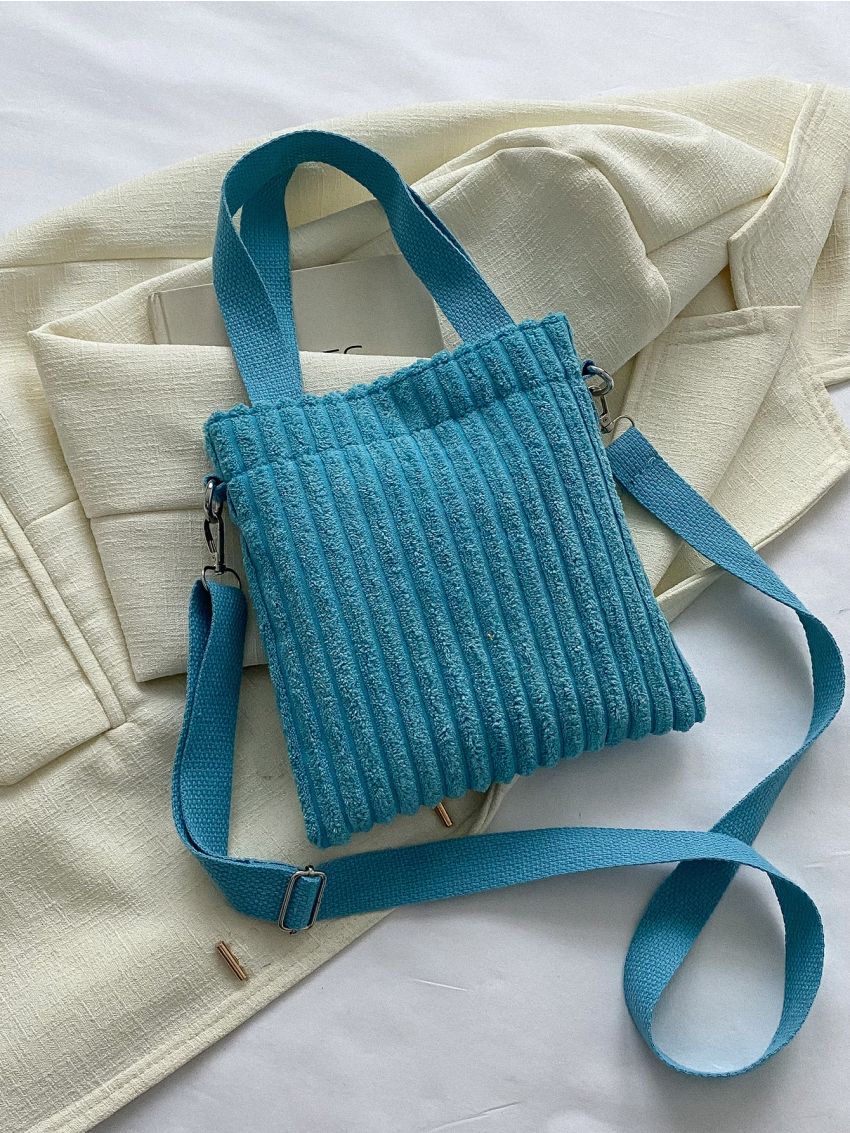 Mini Square Bag Blue Minimalist For Daily Life