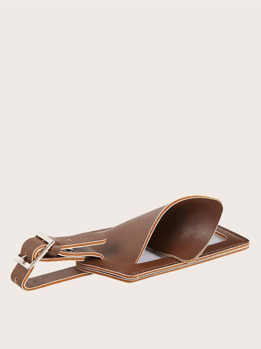 Minimalist Luggage Tag Buckle Decor Extra Thin