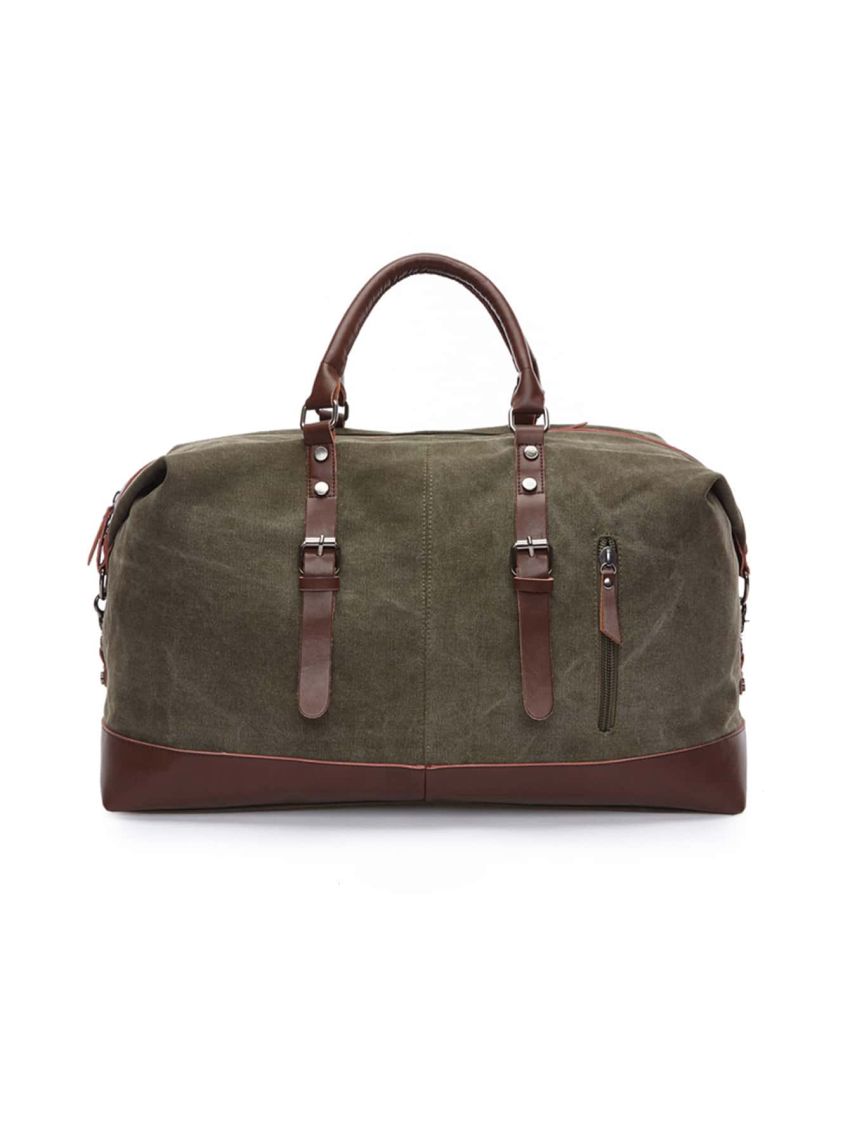 MARKROYAL Large-capacity Travel Bag Handbag Luggage Bag Photography Bag Canvas Bag Men's And Women's Shoulder Bag Army Green