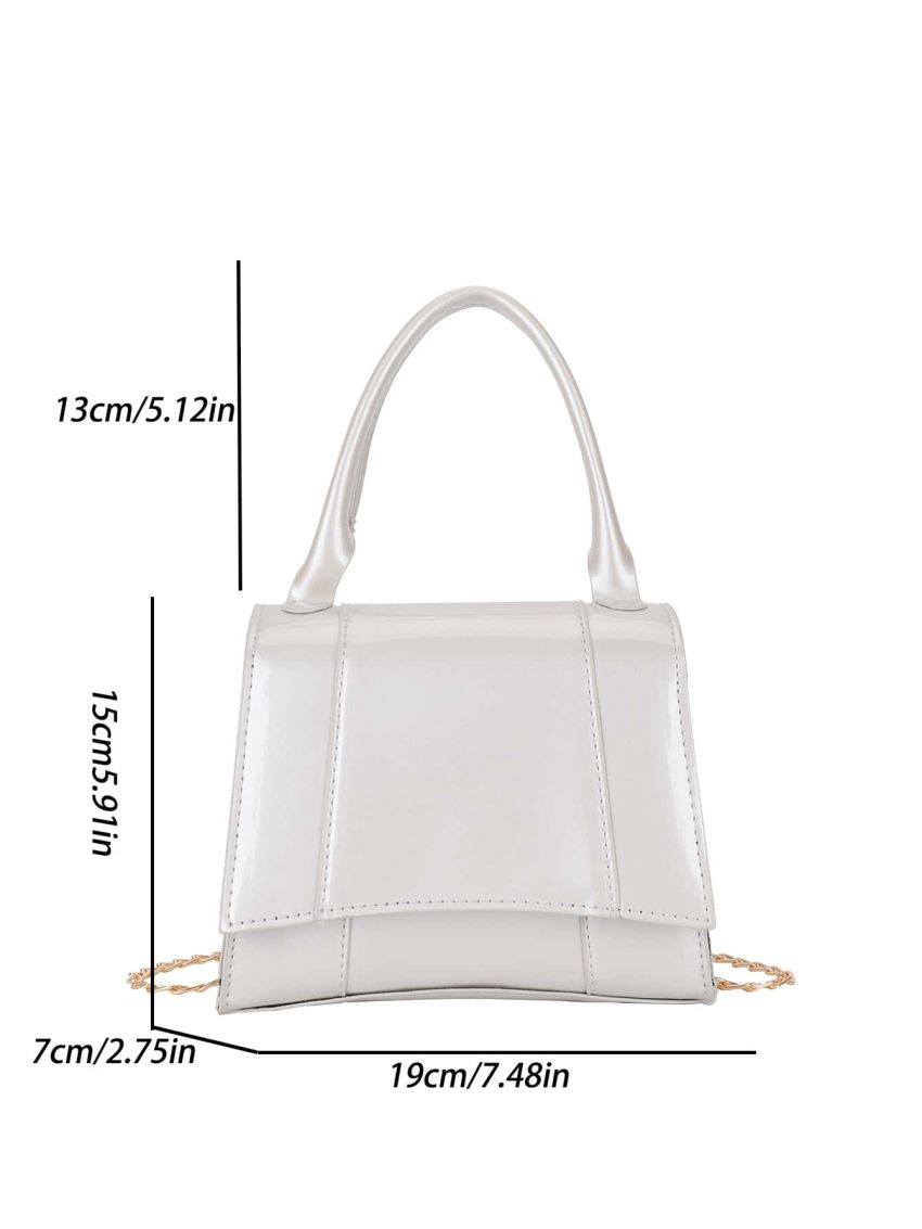 Mini Flap Square Bag Metallic Funky