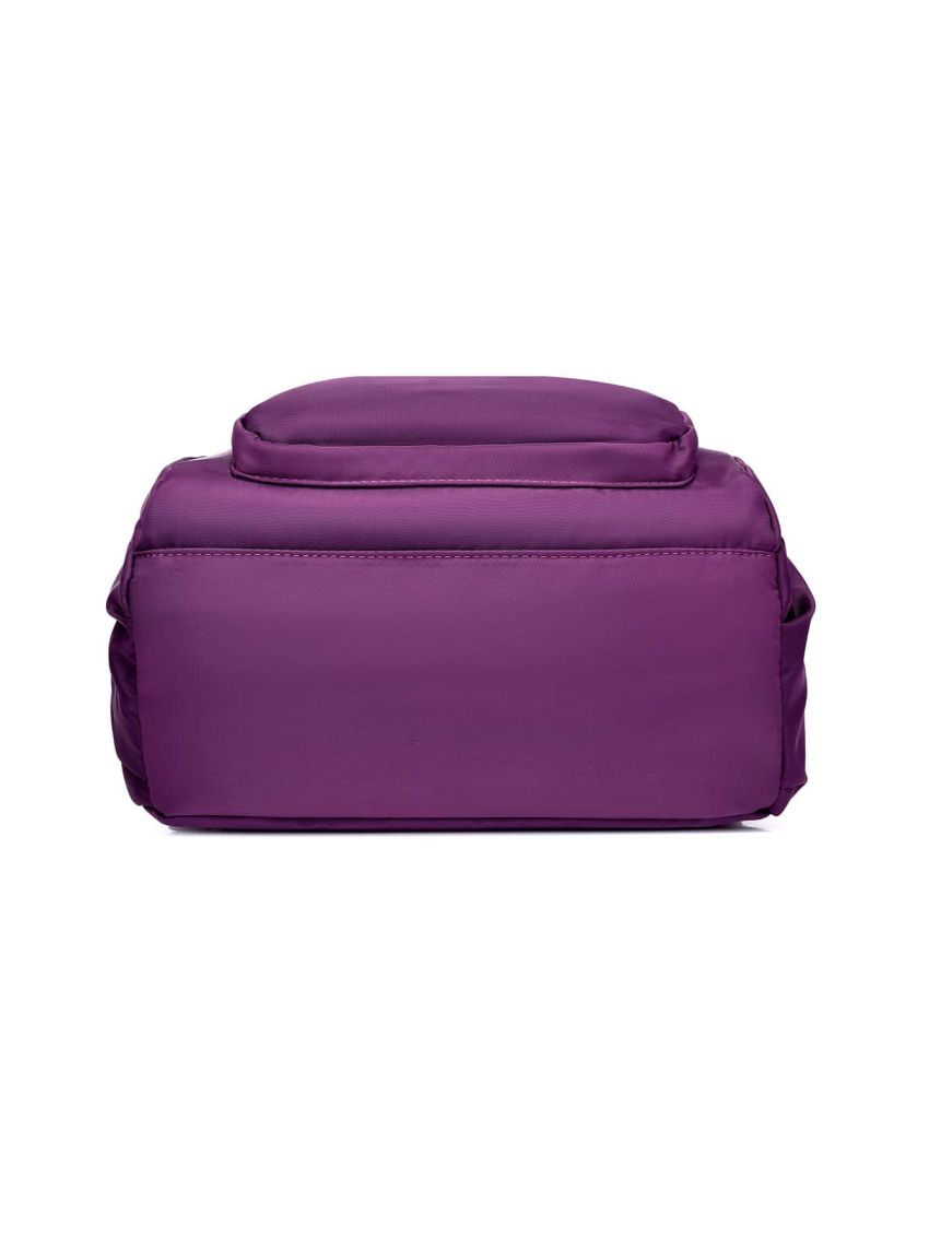 Metal Decor Classic Backpack Minimalist Waterproof