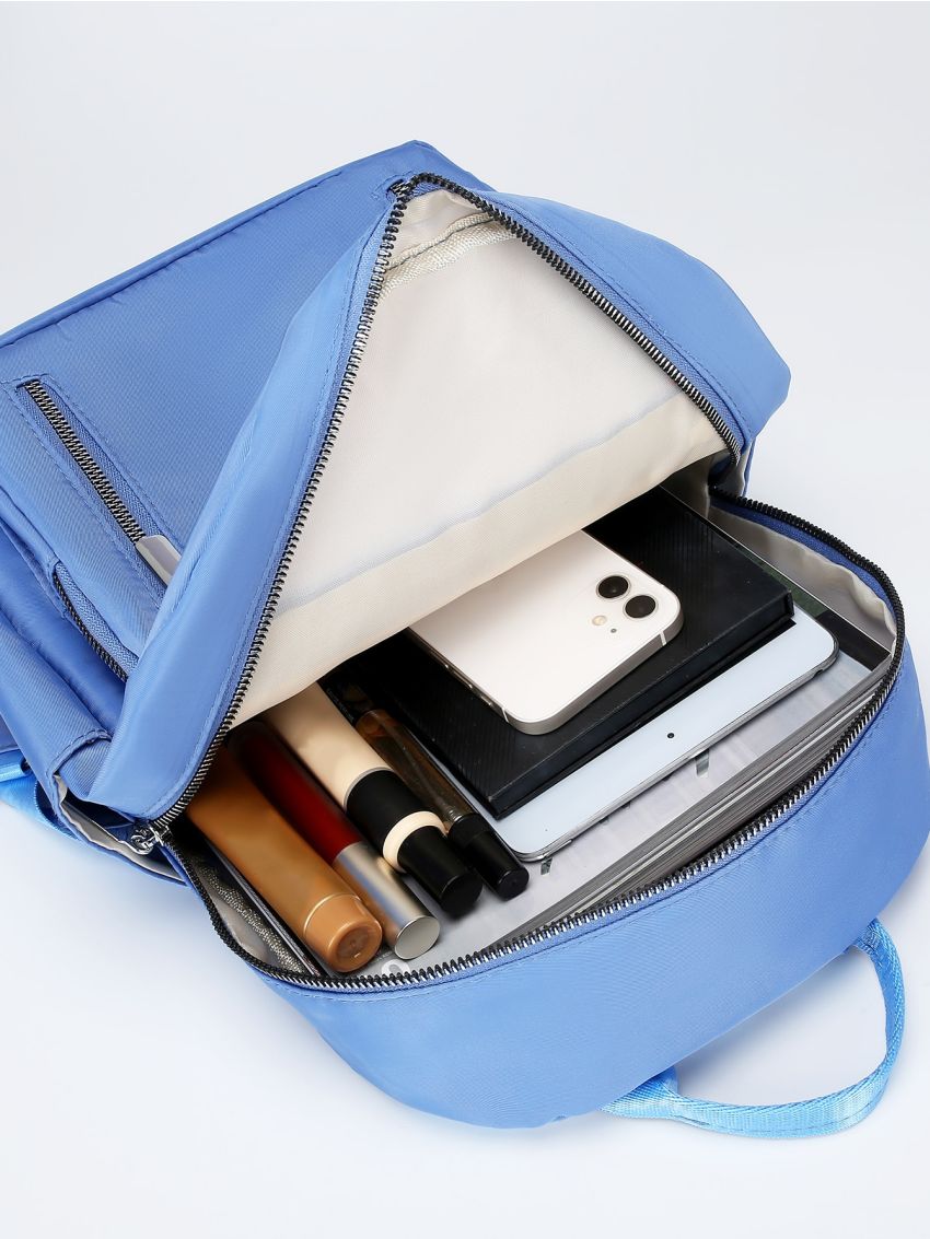 Minimalist Classic Backpack Medium Multi-Pocket For School