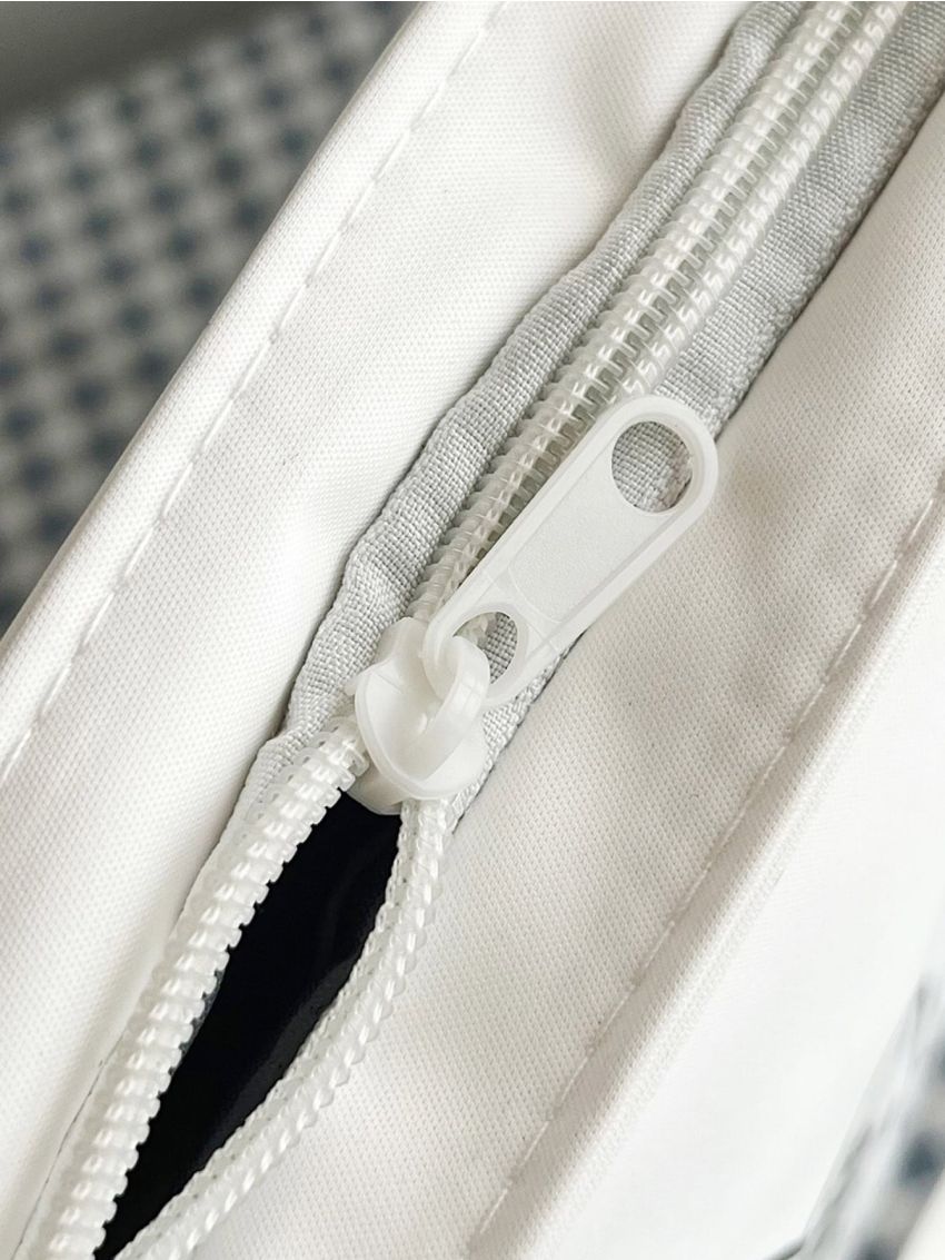 Dog Pattern Shopper Bag Preppy For Shopping