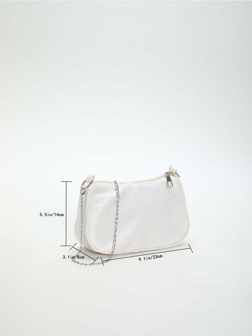 Chain Crossbody Bag PU Minimalist For Daily Life
