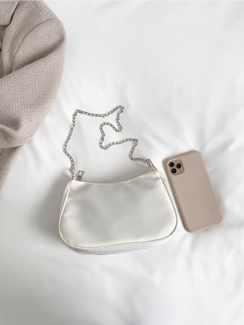 Chain Crossbody Bag PU Minimalist For Daily Life