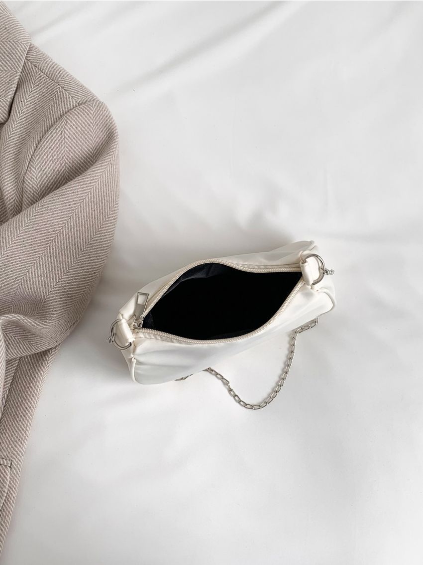 Chain Crossbody Bag PU Minimalist For Daily Life