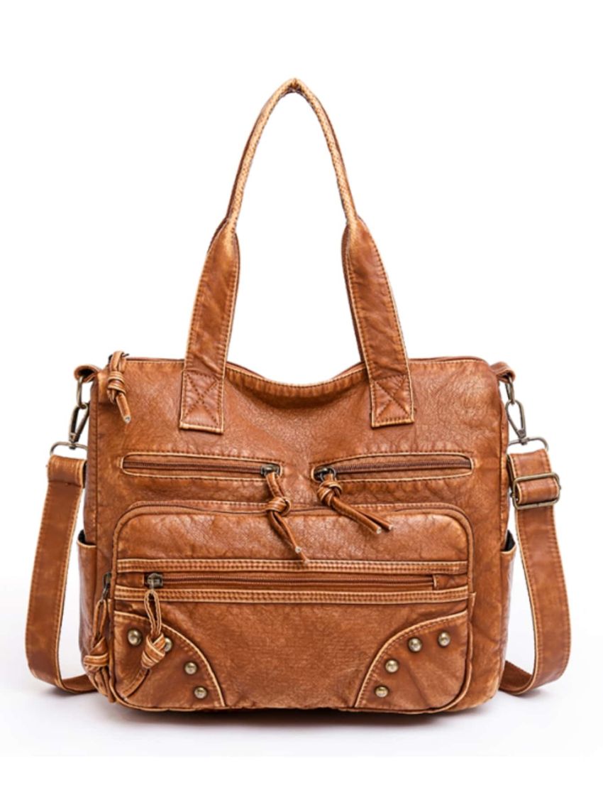 Vintage Design Tote Bag Double Handle