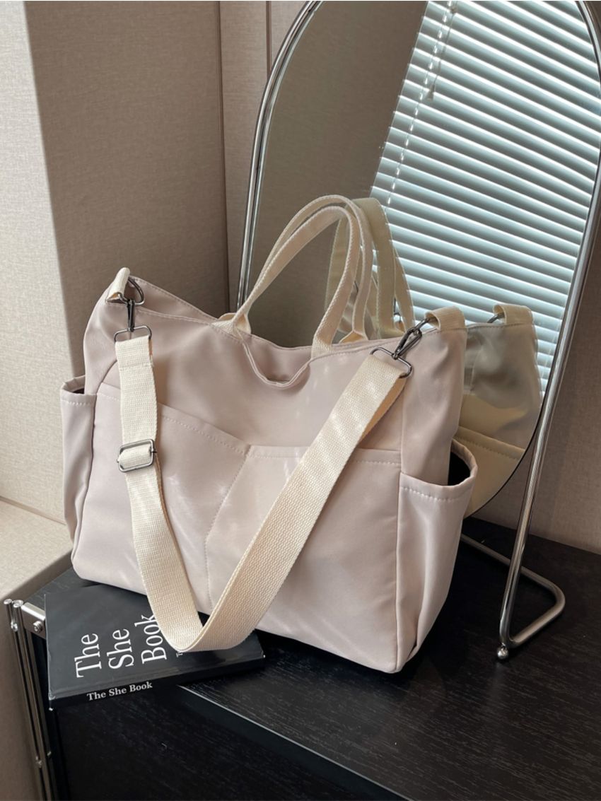 Minimalist Unisex Shopper Bag Double Handle