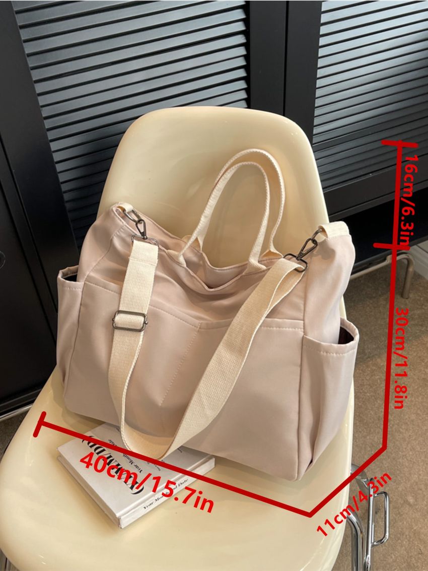 Minimalist Unisex Shopper Bag Double Handle