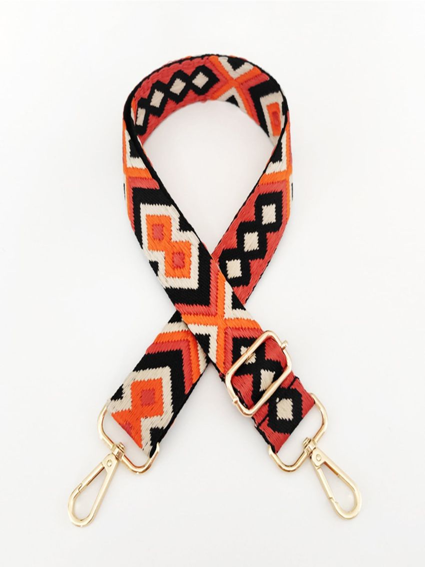 Geometric Pattern Adjustable Bag Strap for Bag Strap Replacement