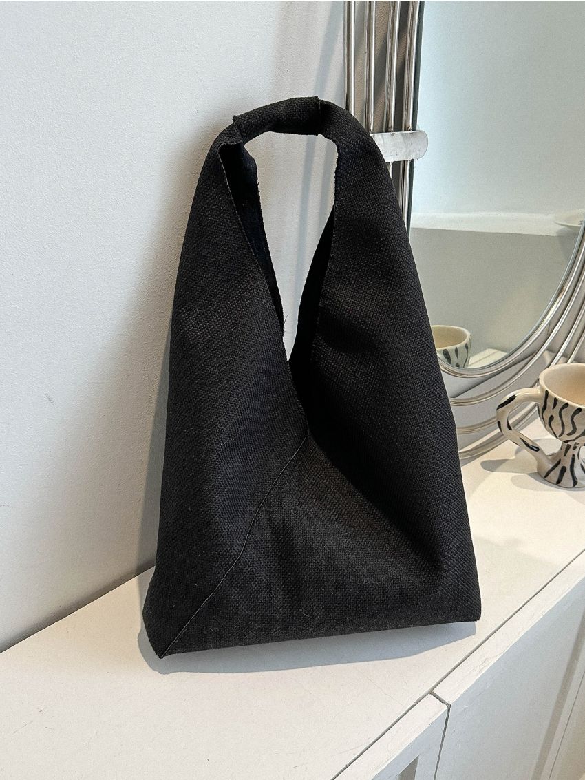 Minimalist Crochet Bag Fashion Black