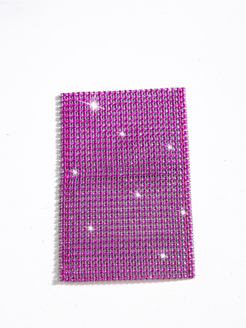 Rhinestone Decor Square Bag Chain Strap for Party