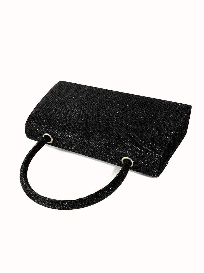 Glitter Square Bag Top Handle For Party Prom Wedding