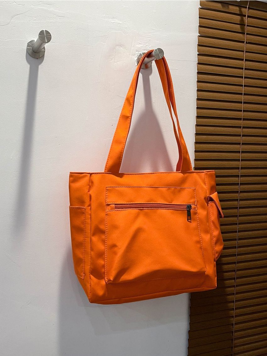 Small Shopper Bag Double Handle For Daily Outing