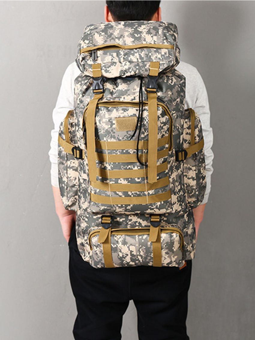Waterproof Camouflage Outdoor Backpack Large Capacity Men's Backpack Camping Backpack Outdoor