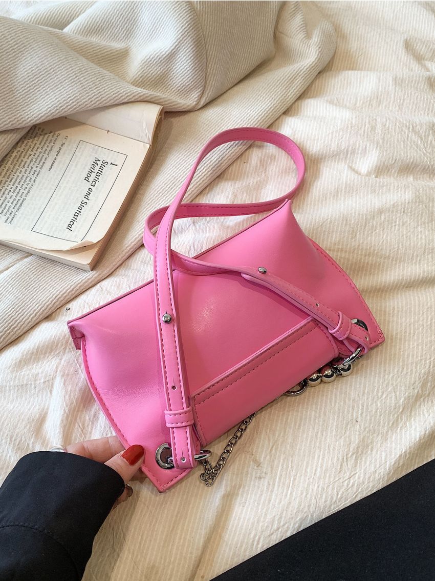 Mini New Style Fashion Trend Lady PU Handbag Solid For Women