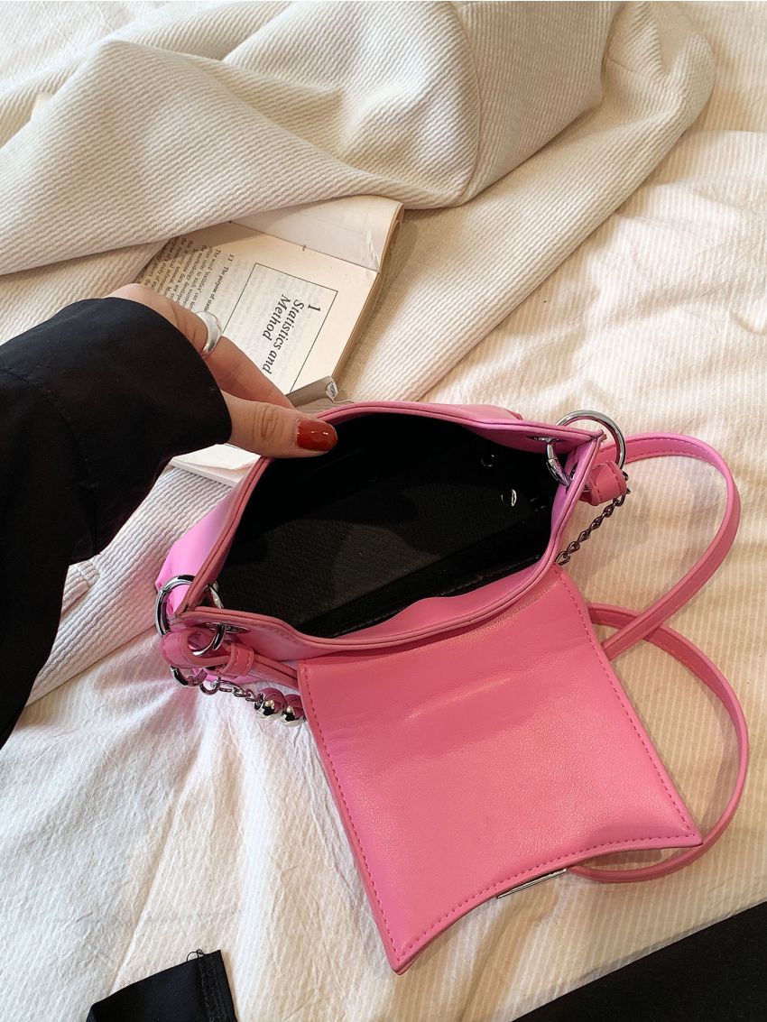 Mini New Style Fashion Trend Lady PU Handbag Solid For Women