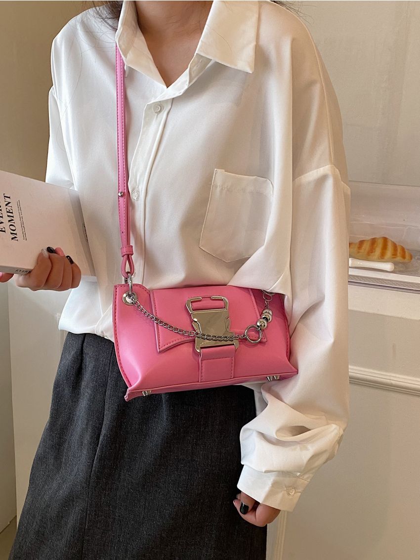 Mini New Style Fashion Trend Lady PU Handbag Solid For Women