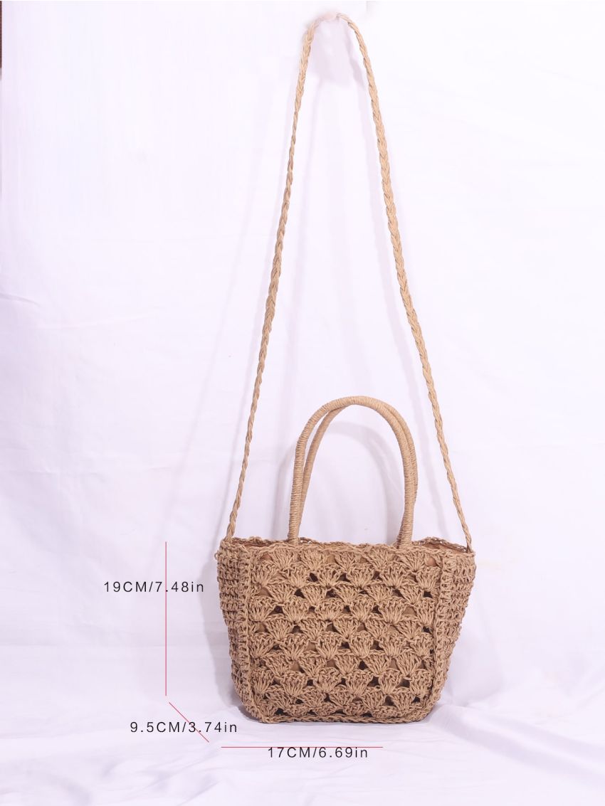 Mini Straw Bag Paper Minimalist