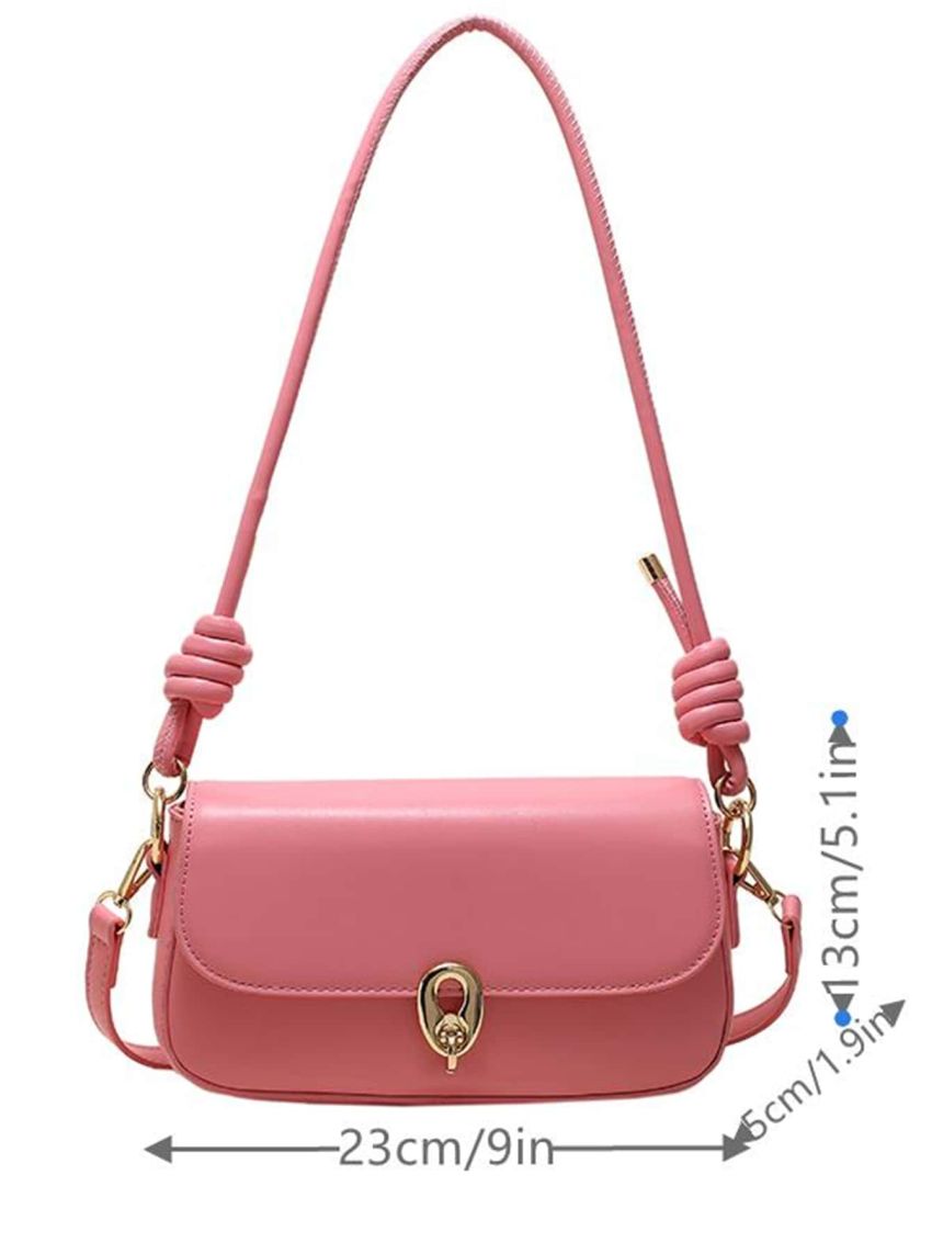 Minimalist Square Bag Small Pink