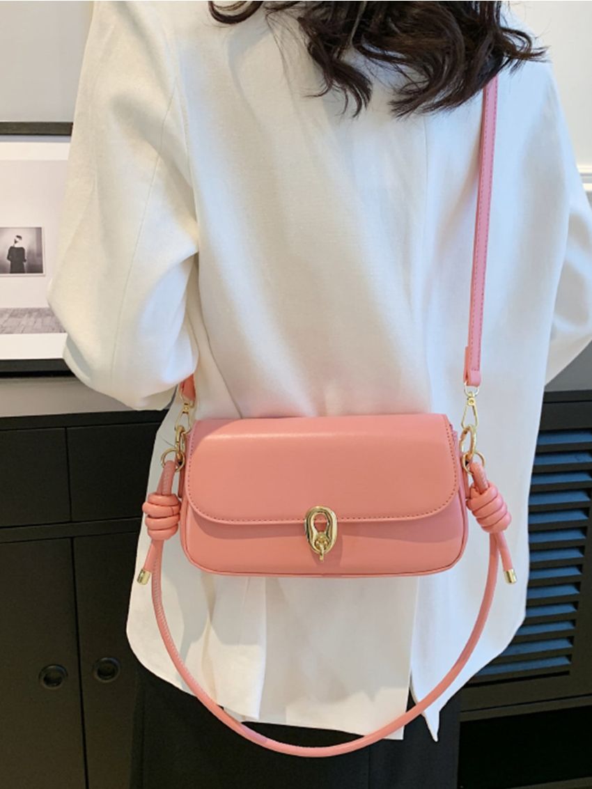 Minimalist Square Bag Small Pink