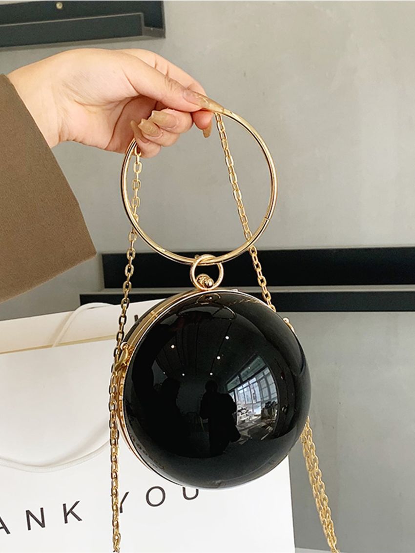 Mini Circle Bag Top Ring Chain