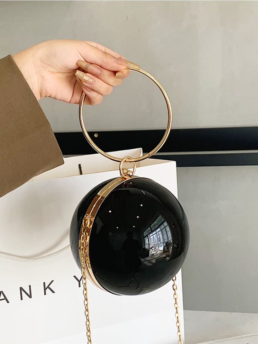 Mini Circle Bag Top Ring Chain
