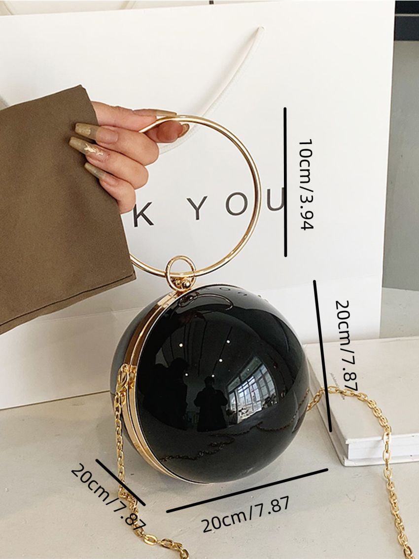 Mini Circle Bag Top Ring Chain