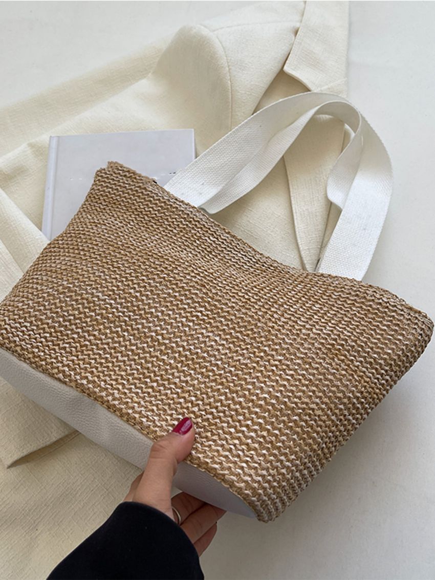 Vacation Straw Bag For Daily Life