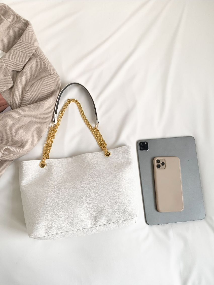 Medium Square Bag Chain Strap Elegant For Women