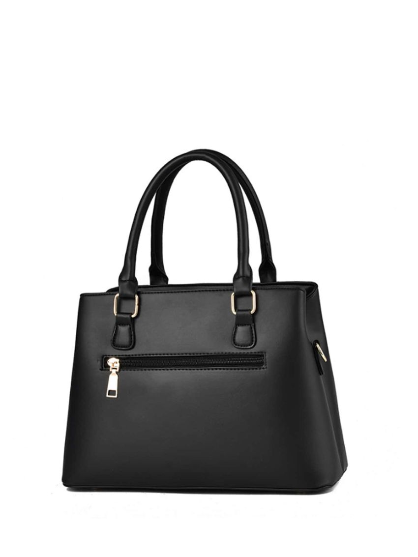 Women's Elegant Satchel Tote Bag, Floral Pattern Shoulder Bag, Classic Stylish Handbag, Elegant For Office & Work