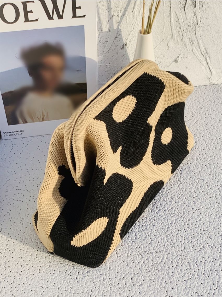 Mini Clutch Evening Bag Magnet Fashionable Floral For Party Evening Wedding