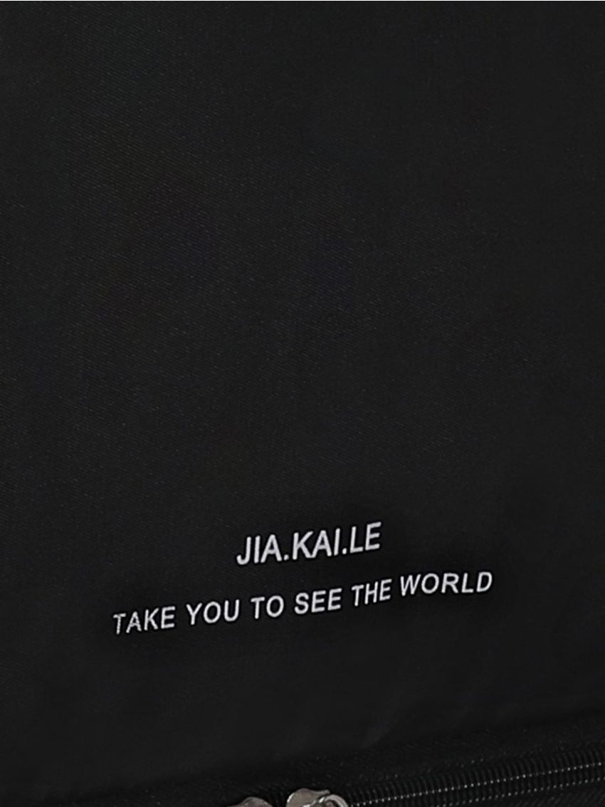 Medium Fabric Travel Bag With Zipper Sporty Solid Adjustable Strap For Outdoor Sport