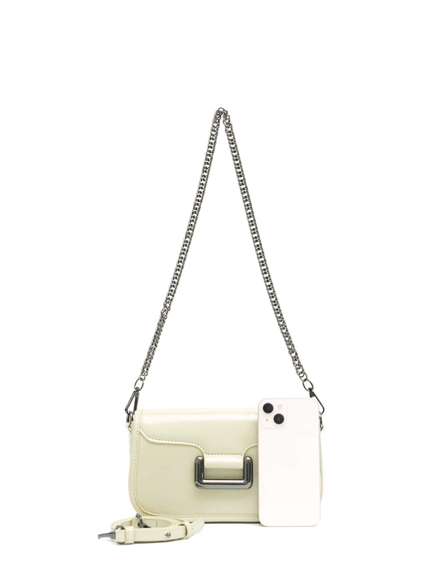 Small Flap Square Bag Metal Decor