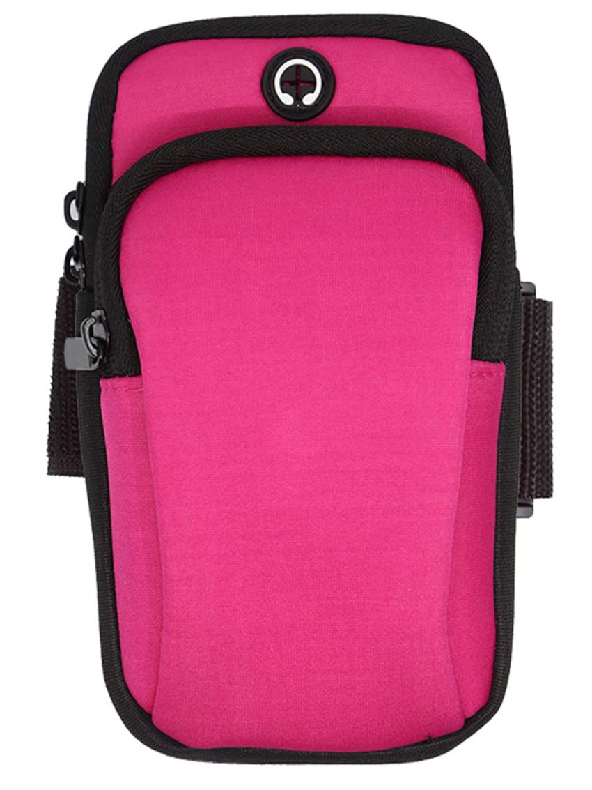 1pc Earphone Hole Detail Arm Running Bag