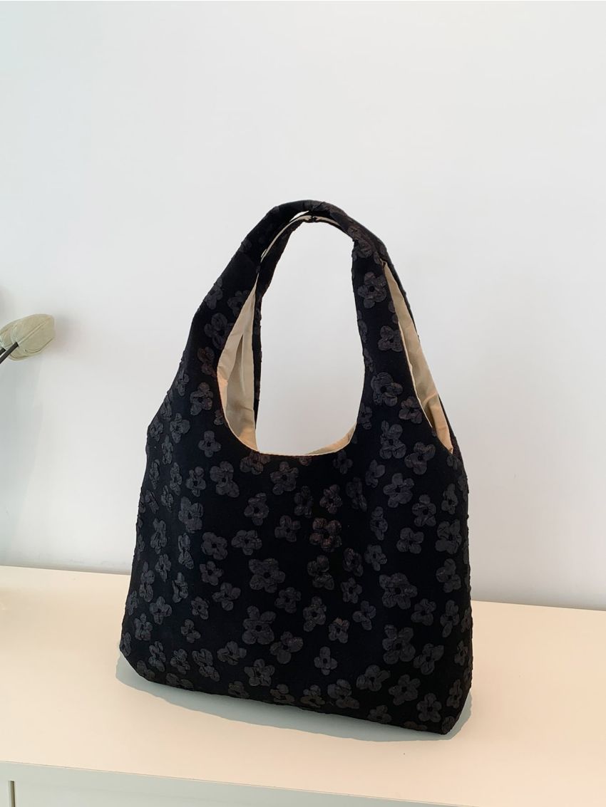 Floral Pattern Shopper Bag Preppy