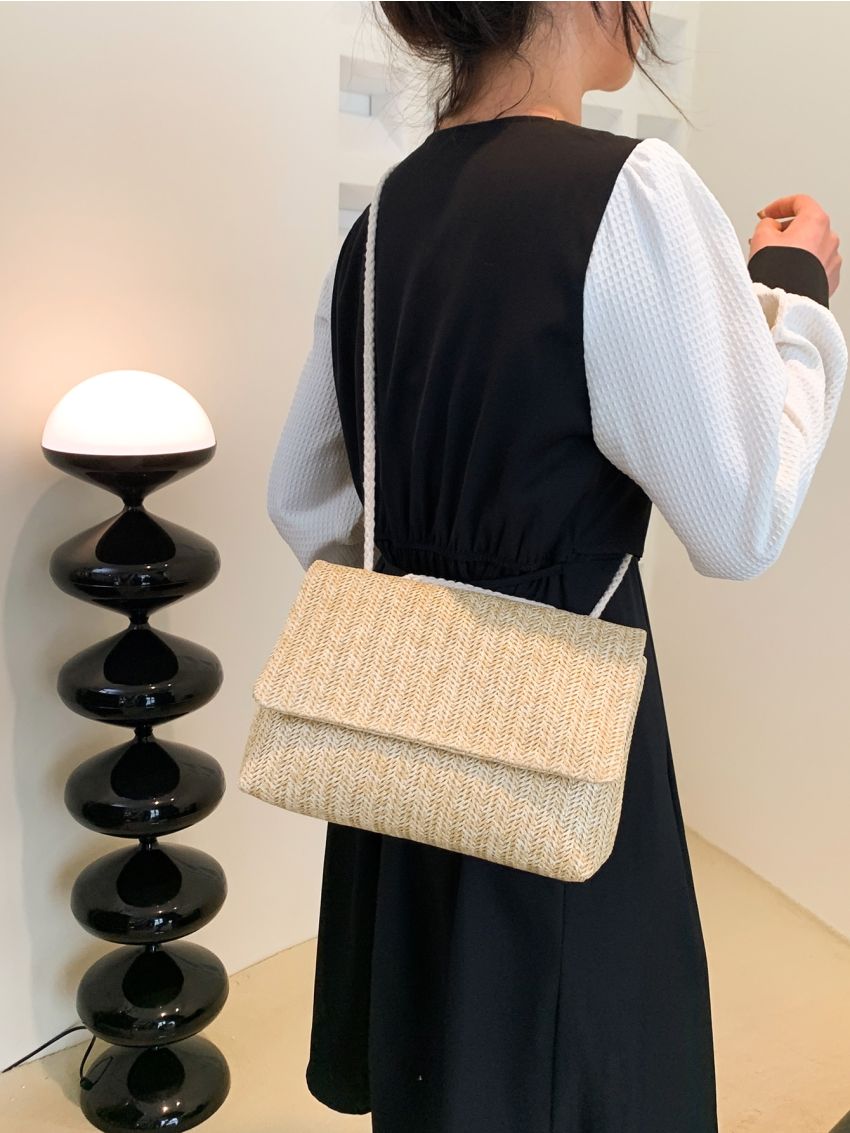 Flap Straw Bag Vacation