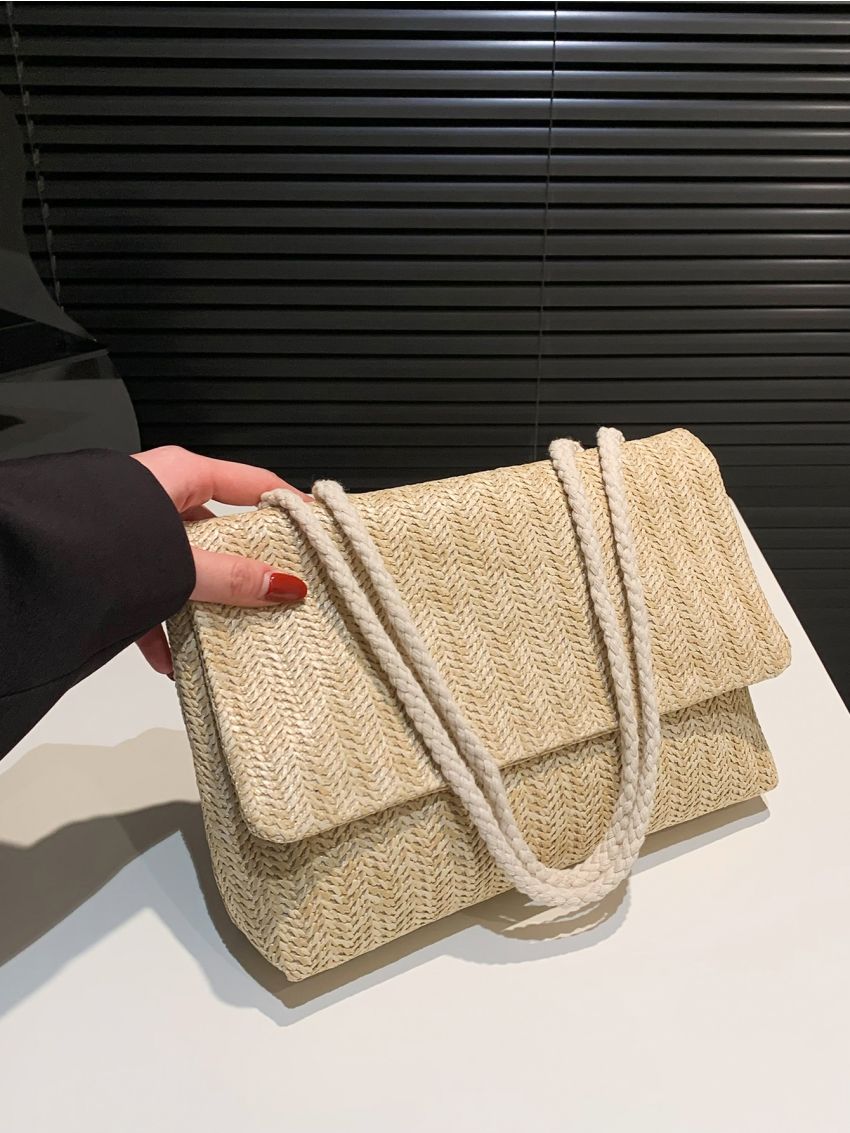 Flap Straw Bag Vacation