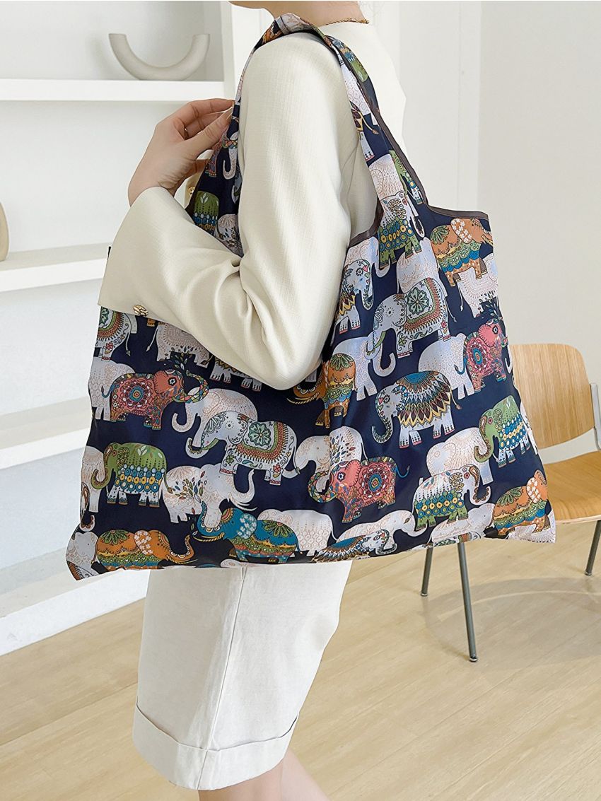 Star Graphic Shopper Bag