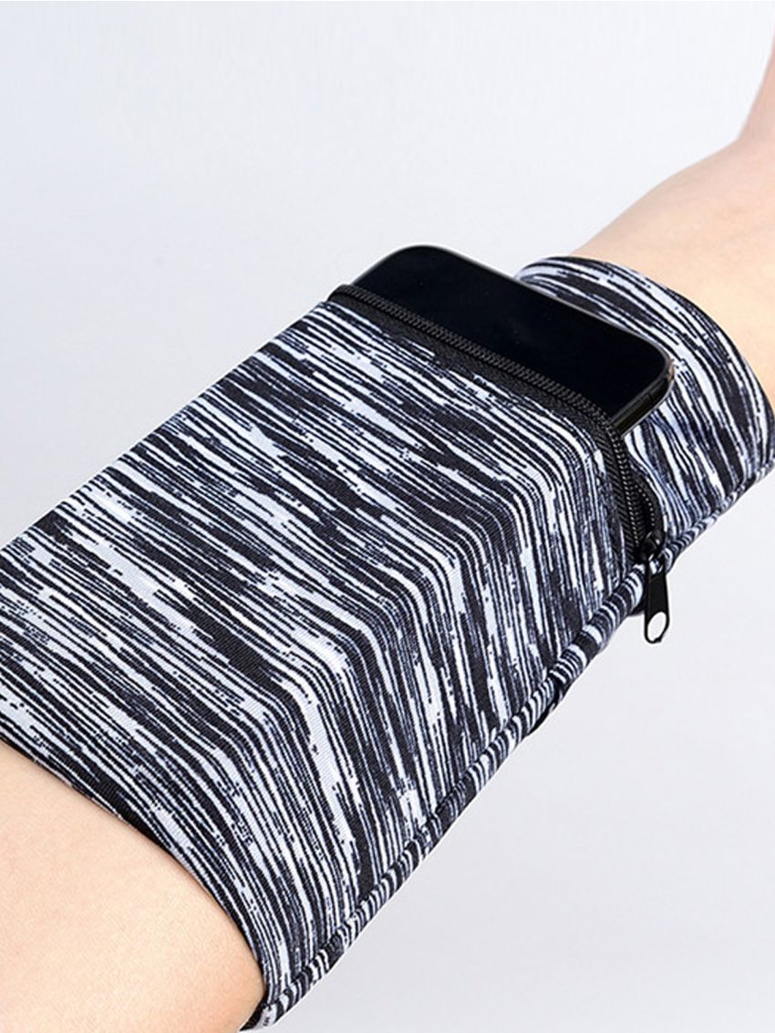 Mini Running Bag Striped Pattern Polyester