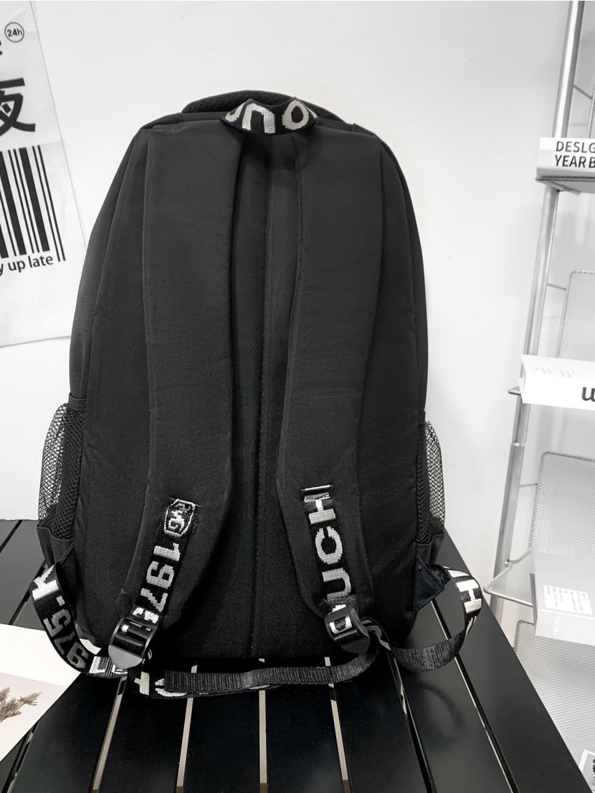 Large-Capacity School Bag Backpack School Bag Casual Backpack Water-Repellent Fabric Random Cutting