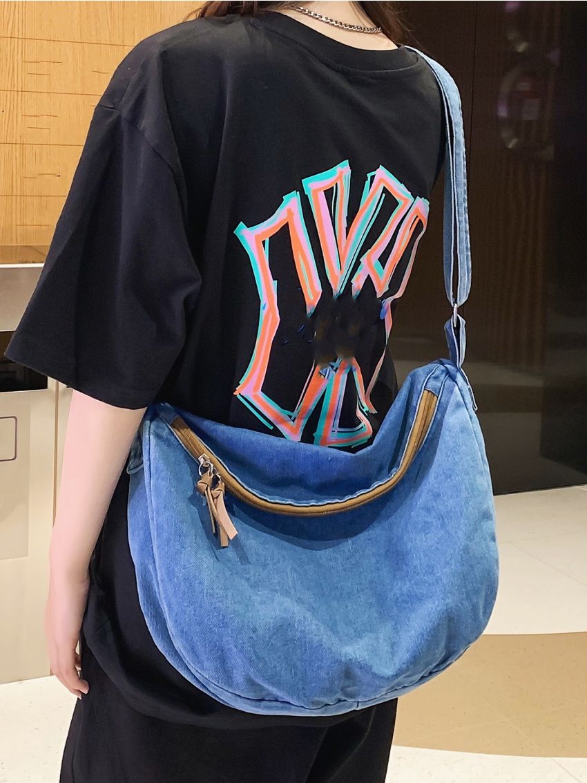 Large Capacity Hobo Bag Unisex Style