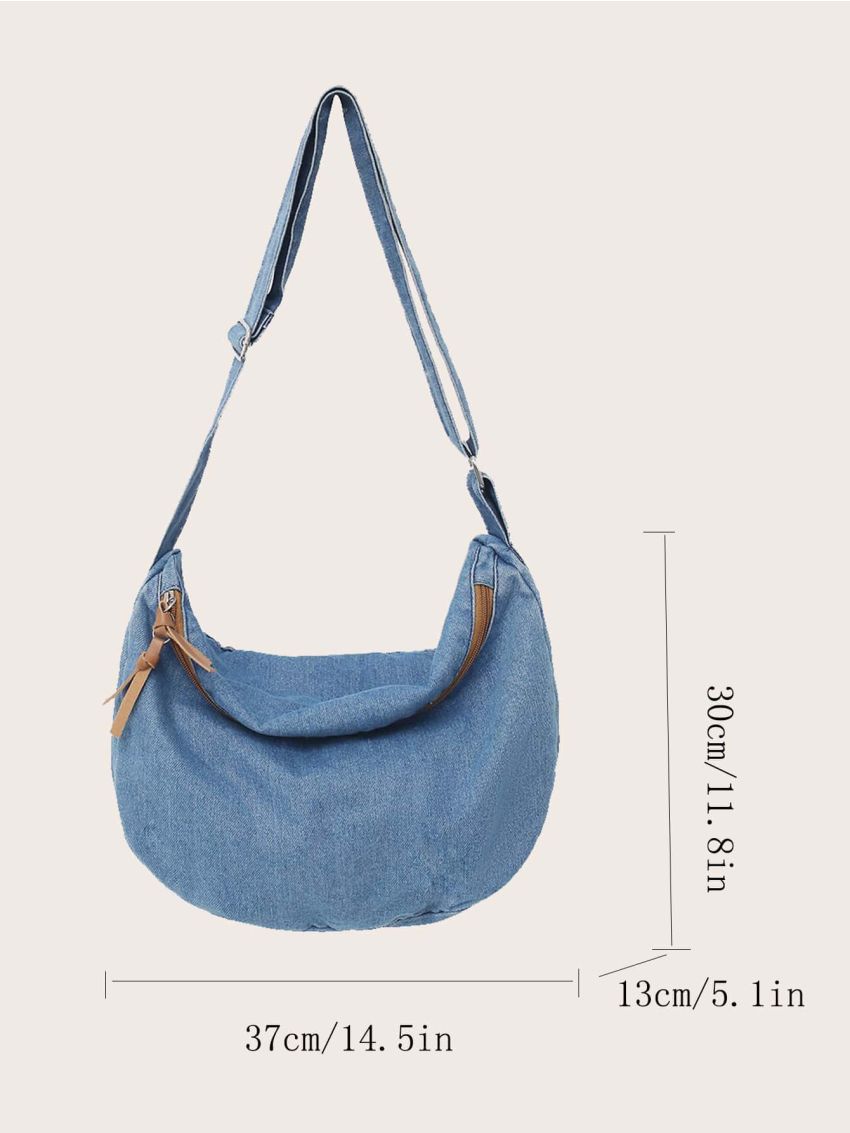 Large Capacity Hobo Bag Unisex Style