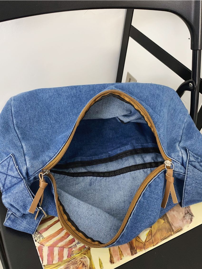 Large Capacity Hobo Bag Unisex Style