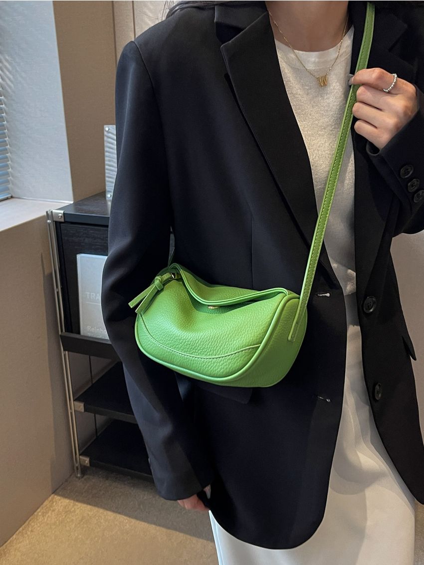 Minimalist Hobo Bag Mini Green